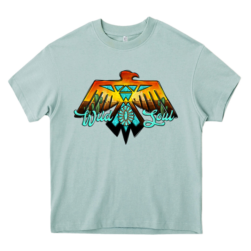 Thunderbird Wild Soul Heavy Core Tee by JahusDesignShop | Teevron
