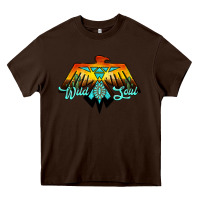 Chocolate Brown thunderbird wild soul Heavy Core Tee - JahusDesignShop