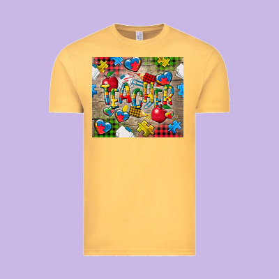 Teacher Autism Vintage Tee Designed By Cowgirlartshop