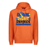 Carrot down right perfect down syndrome awareness Premium Hoodie - CowhideDigitalArt