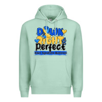 Seafoam down right perfect down syndrome awareness Premium Hoodie - CowhideDigitalArt