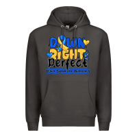 Smoke down right perfect down syndrome awareness Premium Hoodie - CowhideDigitalArt