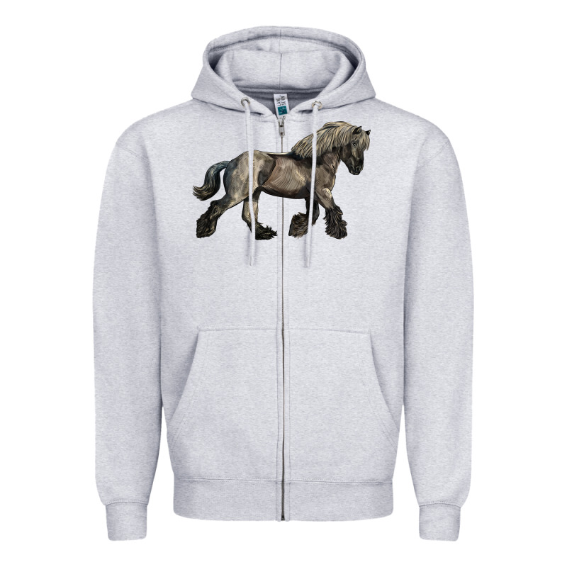 Belgian Horse Zipper Hoodie by LillyAllenDesigns | Teevron