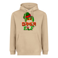 Mushroom Christmas gamer elf Heavyweight Hoodie - BarkalooDesign