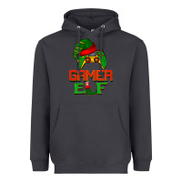 Smoke Christmas gamer elf Heavyweight Hoodie - BarkalooDesign