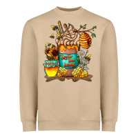 Mushroom Than Honey Heavyweight Sweatshirt - CowhideDigitalArt