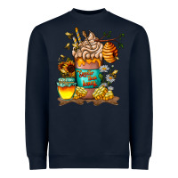 Navy Than Honey Heavyweight Sweatshirt - CowhideDigitalArt
