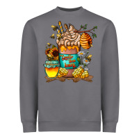 Storm Than Honey Heavyweight Sweatshirt - CowhideDigitalArt