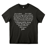 Asphalt Love is patient Love is Kind 1 Corinthians 1348 Heavy Core Tee - trangStudio