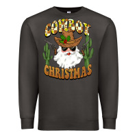 Smoke cowboy christmas santa Premium Sweatshirt - BarkalooDesign