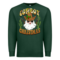 Cowboy Christmas Santa Premium Sweatshirt | Teevron