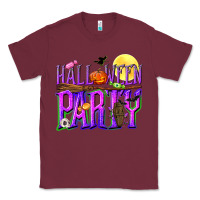 Burgundy Halloween party Classic Tee - NancyCooperArtShop