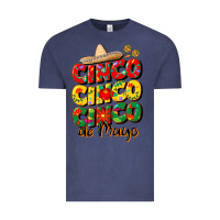 Vintage Denim cinco cinco cinco de mayo Vintage Tee - CowGirlArtShop