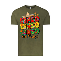 Vintage Olive cinco cinco cinco de mayo Vintage Tee - CowGirlArtShop