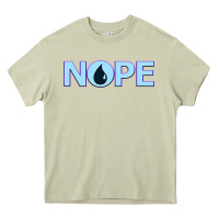 Mossy NOPE  Blue Magic  Island Mana Symbol Heavy Core Tee - trangStudio