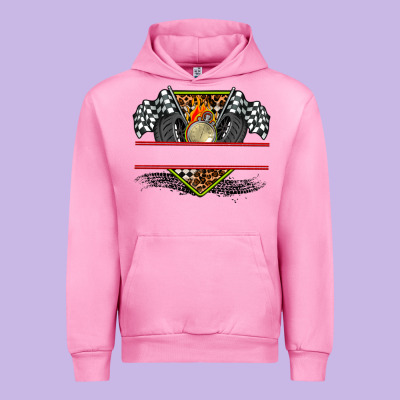 Race Flag And Race Equipment Urban Hoodie Designed By Adodesignshop