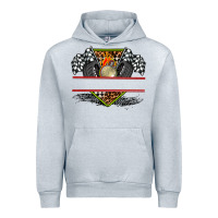Heather Grey race flag and race equipment Urban Hoodie - AdoDesignShop