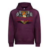 Mauve Wine race flag and race equipment Urban Hoodie - AdoDesignShop