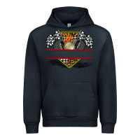 Navy race flag and race equipment Urban Hoodie - AdoDesignShop