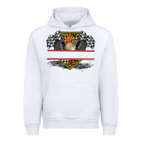 White race flag and race equipment Urban Hoodie - AdoDesignShop