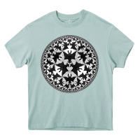 Arona M.C. Escher Circle Limit IV Heavy Core Tee - trangStudio
