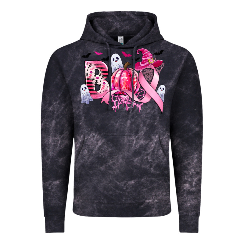 Boo Pink Pumpkin Witch Breast Cancer Vintage Hoodie by CowGirlArtShop | Teevron