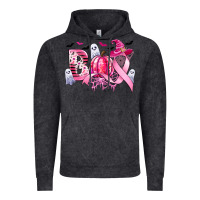 Vintage Black boo pink pumpkin witch breast cancer Vintage Hoodie - CowGirlArtShop