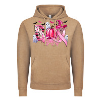 Vintage Coffee boo pink pumpkin witch breast cancer Vintage Hoodie - CowGirlArtShop