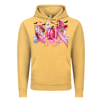 Vintage Mustard boo pink pumpkin witch breast cancer Vintage Hoodie - CowGirlArtShop