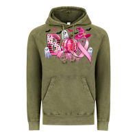 Vintage Olive boo pink pumpkin witch breast cancer Vintage Hoodie - CowGirlArtShop