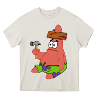 Cream patrick the star gift Heavy Core Tee - trangStudio