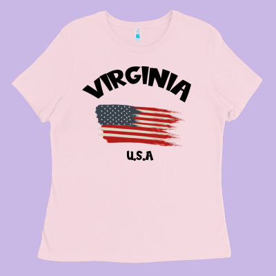 Virginia U.s.a Ladies Tee Designed By Bettercallsaul