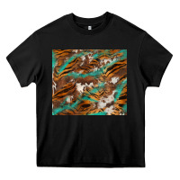 Black tiger cowhide tumbler Heavy Core Tee - BarkalooDesign