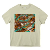 Mossy tiger cowhide tumbler Heavy Core Tee - BarkalooDesign