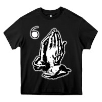 Black 6IX GOD gift Heavy Core Tee - trangStudio