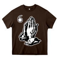 Chocolate Brown 6IX GOD gift Heavy Core Tee - trangStudio