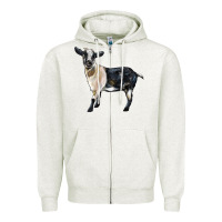 Oatmeal Heather Tennessee Fainting Goat Zipper Hoodie - LillyAllenDesigns