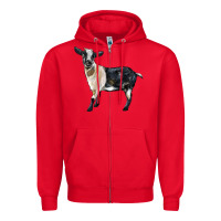 Red Tennessee Fainting Goat Zipper Hoodie - LillyAllenDesigns