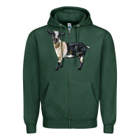 Sports Green Tennessee Fainting Goat Zipper Hoodie - LillyAllenDesigns