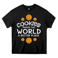 Black funny cookie lover baking cookies baker candy gift Heavy Core Tee - trangStudio