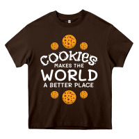 Chocolate Brown funny cookie lover baking cookies baker candy gift Heavy Core Tee - trangStudio