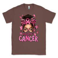 Chestnut lets beat cancer afro messy bun Classic Tee - texasbilliewilder