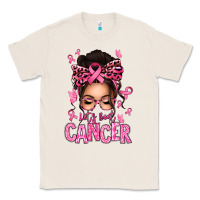 Natural lets beat cancer afro messy bun Classic Tee - texasbilliewilder