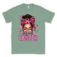 Sage lets beat cancer afro messy bun Classic Tee - texasbilliewilder