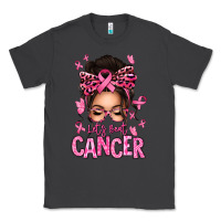 Smoke lets beat cancer afro messy bun Classic Tee - texasbilliewilder