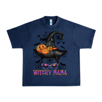 Navy witchy mama messy bun Urban Heavy Tee - CowGirlArtShop