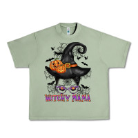 Oil Green witchy mama messy bun Urban Heavy Tee - CowGirlArtShop