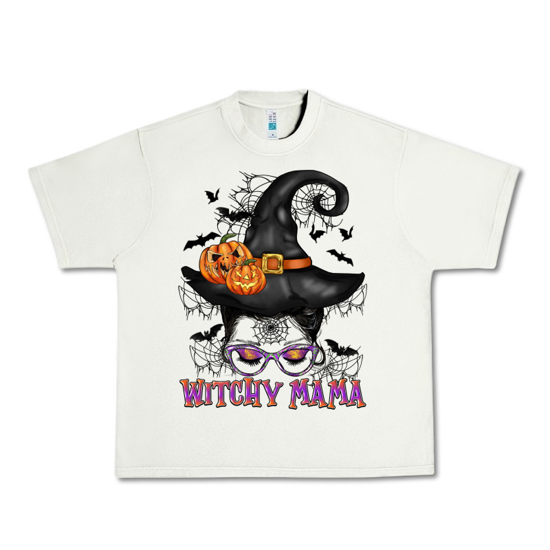 Witchy Mama Messy Bun Urban Heavy Tee by CowGirlArtShop | Teevron