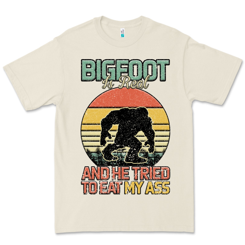 Bigfoot Is Real And He Tried To Eat My Ass Premium Tee by Bettercallsaul | Teevron
