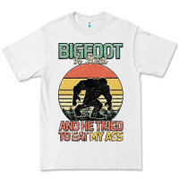 White Bigfoot is real and he tried to eat my ass Premium Tee - Bettercallsaul